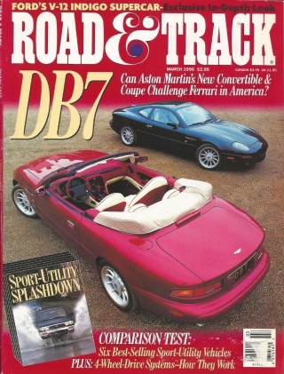 ROAD & TRACK 1996 MAR - McLAREN F1, DB7, BUGEYE SPRITE